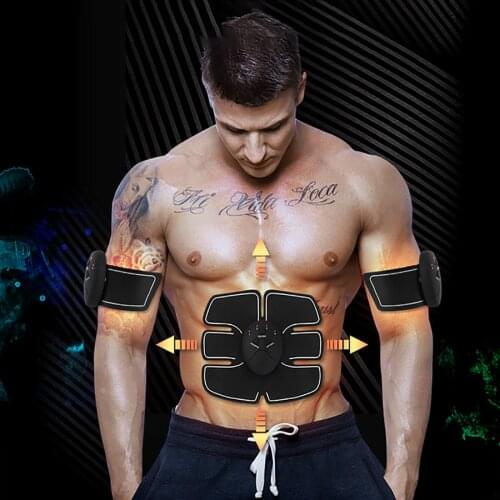 Electric Muscle Stimulator ems Wireless Buttocks Hip Trainer Abdominal ABS Stimulator Fitness Body Slimming Massager