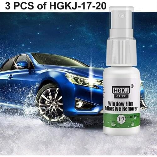HGKJ-17-20×3 PCS Window Solar Film Glass Film Remover Window Film Adhesive Remover CarTools Windshield Cleaner Adhesive Remover