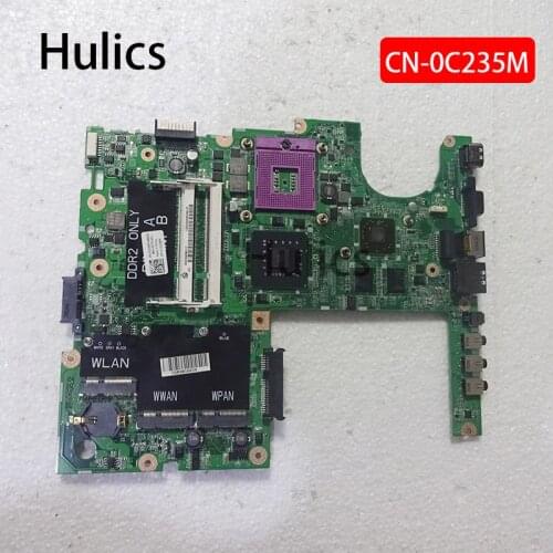 Hulics Original For Dell Studio 1555 Laptop Motherboard CN-0C235M 0C235M C235M DA0FM8MB8E0 PM45 HD4500 DDR2