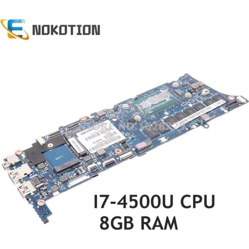 NOKOTION 3PRHT 03PRHT CN-03PRHT LA-9262P MAIN BOARD FOR Dell XPS 12 9Q33 Laptop Motherboard I7-4500U CPU 8GB RAM