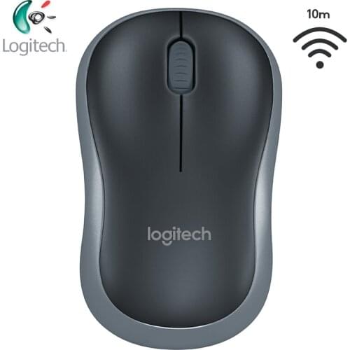 Logitech M185 Wireless Symmetric Design Mouse with USB Nano Receiver for Windows Mac OS Linux Support Official Test