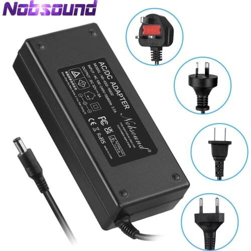 Nobsound AC 100-240V DC 32V/5A 160W Power Supply Adapter PSU Charger for Amplifier/Speaker/Computer/Monitor US/EU/UK/AU Plug