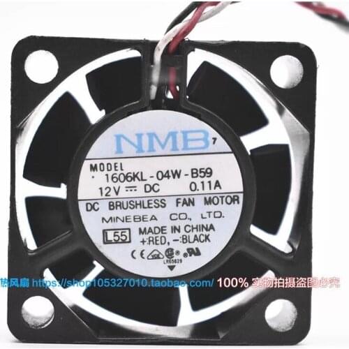 New original NMB 1606KL-04W-B59 12V 0.11A 4cm 4015 server power supply chassis cooling fan