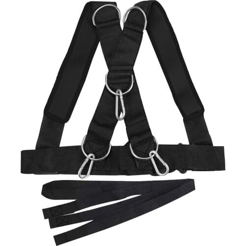 Outdoor Training Strap Pull Band Weight Belt Fitness Strength Speed Running Workout Sled Harness Fitness Equipments Supplies
