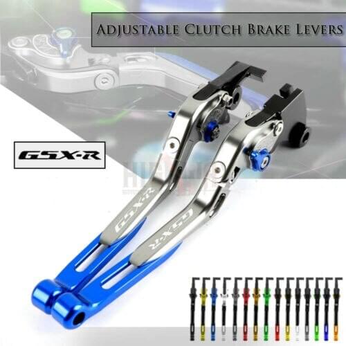 CNC Brake Handle Bar Lever Extendable Folding Adjustable Brake Clutch Levers For SUZUKI HAYABUSA GSXR1300 GSX1300R 08-19