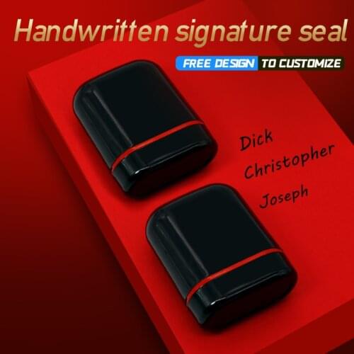 Large-Size Name Stamps, Handwritten Signature Seal, Customized Photosensitive Seal, Personalized Logo Seal