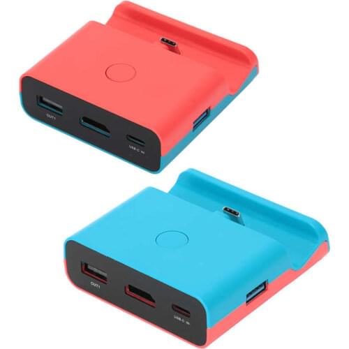 HDMI-compatible Video Converter Adapter for Switch/Lite Game Machine Portable Mini Charging Dock Stand game stand new
