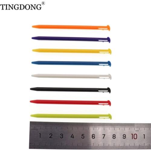 8PCS/Lot Black Platic Stylus Screen Touch Pen for Nintendo NEW 3DS