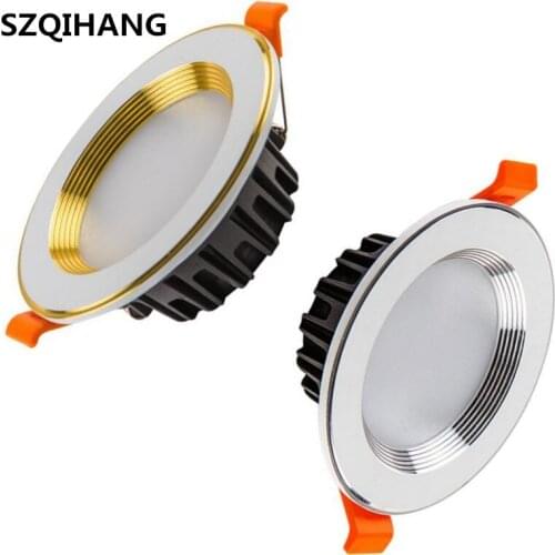 7W 10W 15W 20W Dimmable LED Ceiling Down Light Recessed LED Downlight White shell and Milky Cover High quality Led Spot Lamp