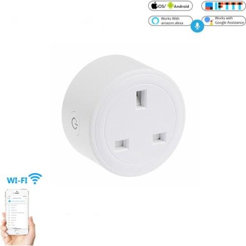 UK wifi Smart Plug Socket wifi wireless Smart Socket Outlet with Google Home Alexa Voice Control Smart Socket