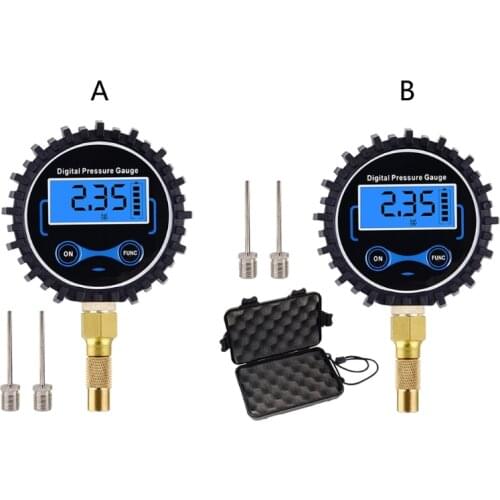 Car Air Tire Inflator with Digital Pressure Gauge LCD Large Screen Display X6HF