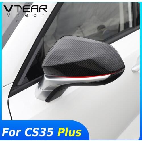 Vtear For Changan CS35 Plus exterior rearview mirror Anti-scratch cover Car Protection trim decoration accessories parts 2020