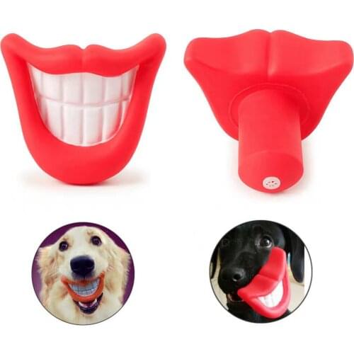 Dog Toys For Small Large Dogs Cats Big Mouth Funny Pet Squeak Toys Creative Puppy Chew Plastic Toys Dog Supplies