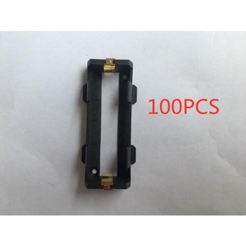 100Pcs/lot High Quality 1 X 26650 Battery Holder SMD With Bronze Pins 26650 Battery Storage Box TBH-26650-1C-SMT
