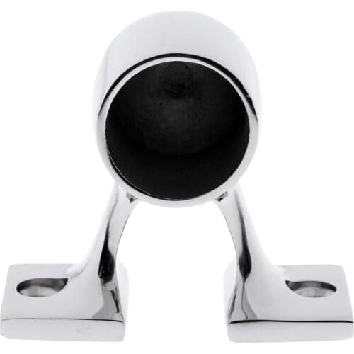 316 Stainless Steel Boat Hand Rail Fitting 25mm 90 Degree End Stanchion