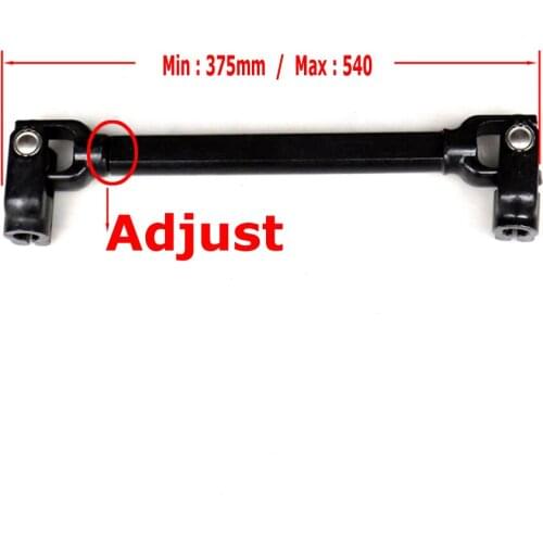 375mm-540mm 30T Adjustable Steering Knuckle Go Kart U joints Shaft Rod of 200CC 250CC utility vehicle Buggy UTV QUAD ATV Parts