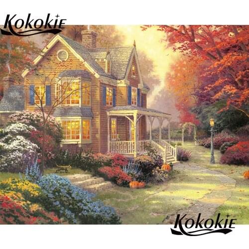 5d diamond embroidery Nature scenic diamond mosaic decoration full square/round rhinestone picture diamond painting accessories