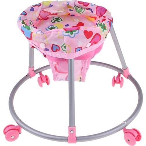 Baby Toddler Simulation Strollers Modern Doll Walking Chair Dollhouse Decor Chair Doll Accessories Kids Pretend Play Toys