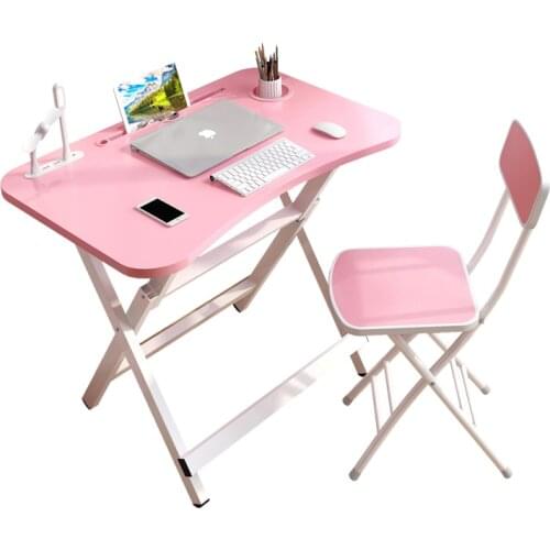 Childrens Study Desk Desk Folding Table Simple Home Student Study Table and Chair Set Simple Elementary School Student Desk