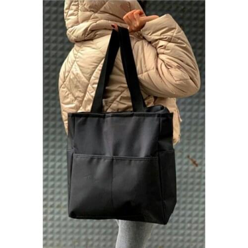 For women Black Sports Large Sleeve Bag Office Business Casual Daily Shopping Child Care 2021 Party