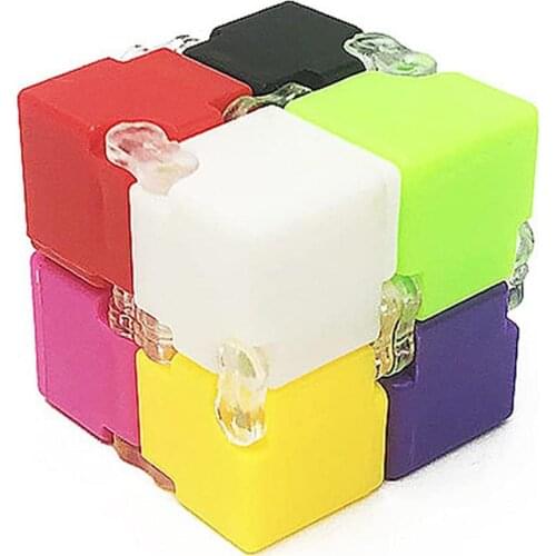 Fidget Toys Childrens Fingertips Decompress Magic Hand Antistress Infinity Cube Anti Stress Toy PVC Compact Puzzle Sensory Toy