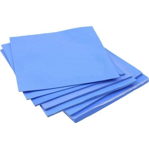 5 Pcs Gdstime New GPU CPU Heatsink Cooling Conductive Silicone Pad 100*100mm*2.5mm Thermal Pad high quality 100x100x2.5mm