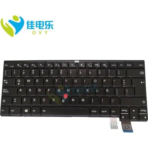 OVY 00UR398 backlit keyboard for lenovo ThinkPad T460 S T460P T470S T470P LA Latin black KB frame with Trackpoint PK1310A2B31
