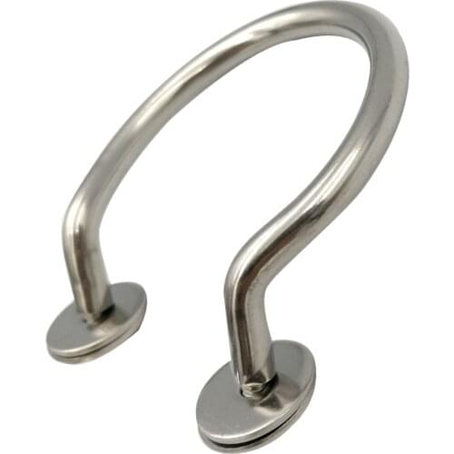 316 Stainless Steel Tank Leash Holder Ring Kit Scuba Tech Diving Buttplate Rail Kit