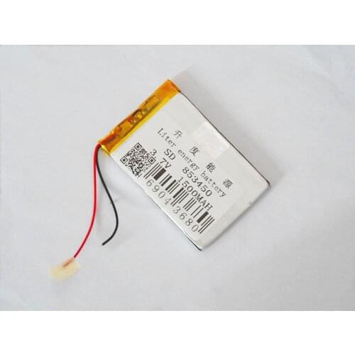 Liter energy battery Lithium polymer battery 853450 3.7V 1500MAH speaker lamp battery 50 * 34 * 8.5MM