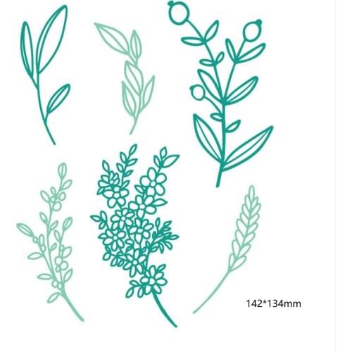 Metal cutting dies leaves mold card Scrapbook paper craft knife mould blade punch stencils