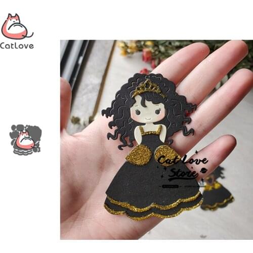 Princess Baby Girl Metal Cutting Dies Scrapbooking Stencil Die Cuts Card Making DIY Decorative Craft Embossing New Dies For 2019