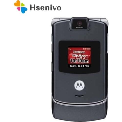 V3c 100% GOOD quality Original Motorola Razr V3c CDMA mobile phone one year warranty free shipping Only have English language