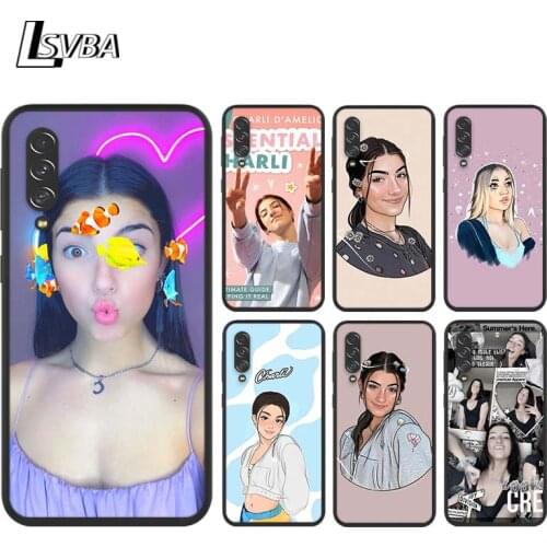 Charli Damelio For Samsung Galaxy A90 A80 A70 S A60 A50S A30 S A40 S A2 A20E A20 S A10S A10 E Black Soft Phone Case