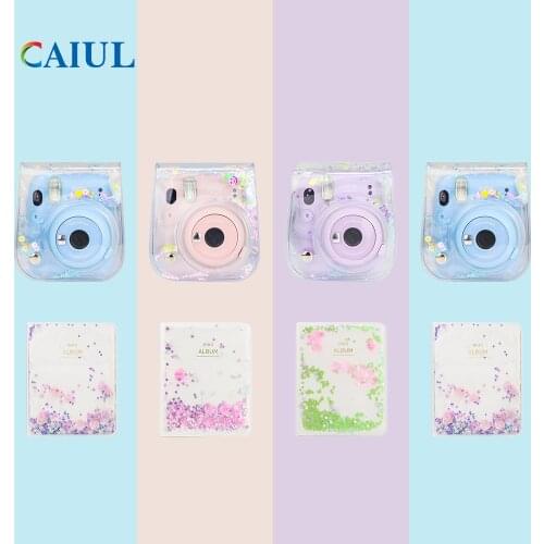 CAIUL 2 in 1 Accessorie kit for Fujifilm Instax Mini 11 9 8 Instant Film Camera include camera case and photo album