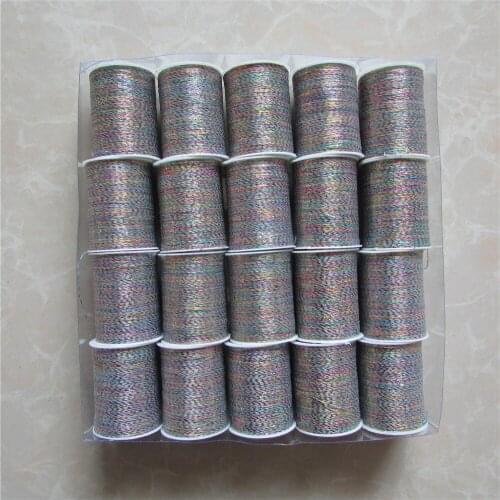 Wholesale 20 roll colours beautiful gold thread embroidery thread sewing line