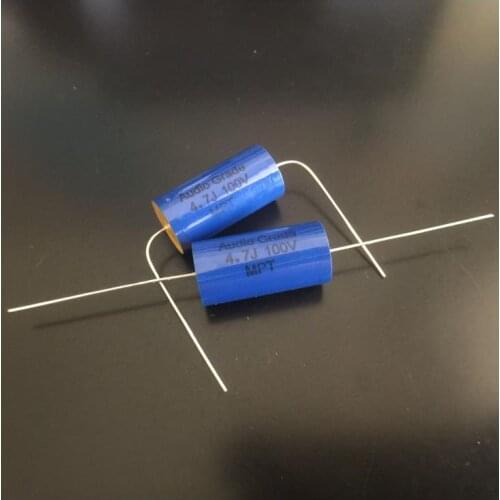 Original new 100% 4.7UF100V DC 16*32MM audio non polar capacitor (Inductor)