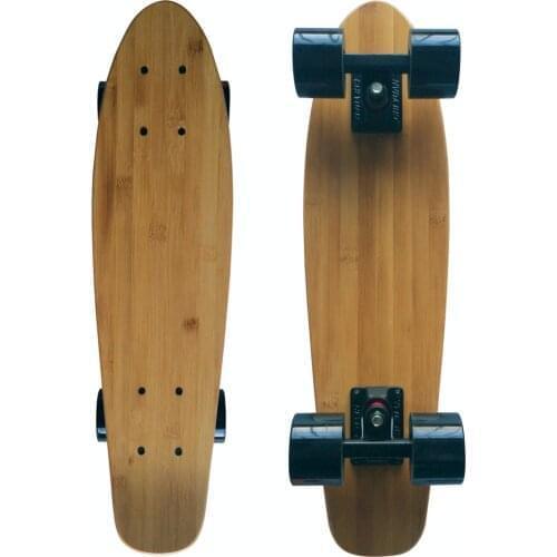 22" X 6" Penny Board Mini Cruiser Maple Bamboo Skateboards Retro Standard Skate Board Longboard