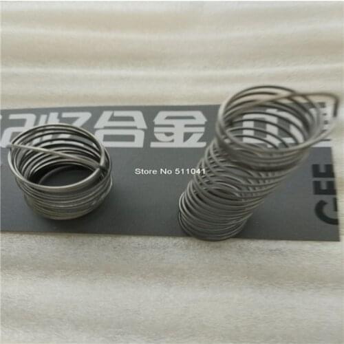 Nitinol Shape Memory Alloy springs, Nickel titanium memory thermal spring, temperature control spring, Paypal is available
