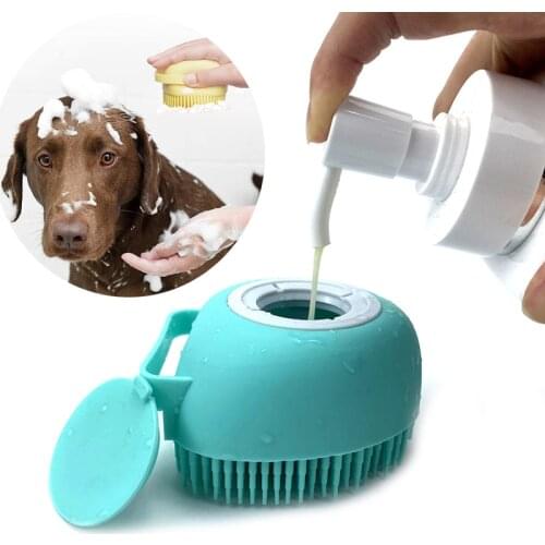 Dog Washing Tools Big Dog Cat Bathing Bathroom Massage Gloves Brush Soft Safety Silicone Pet Dog Supplies Cat Tools Pet Supplies