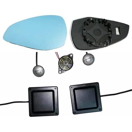 B8 B9 Blind Spot Radar Parking Sensor System Reversing Detection LED Side Glass Accessories Parts For A4 A5