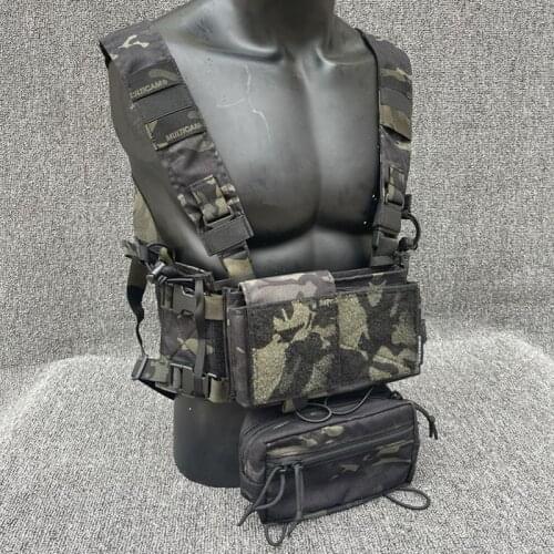 Tactical Micro Flight MK4 Chest Rig Multicam Military Airsoft Modular SS Vest Magazine Pouch Gear Hunting 5.56 Mag Equipment