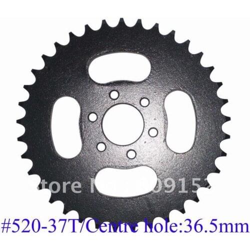 Rear sprocket #520-37T/36.5mm centre hole Dia for dirt bike use
