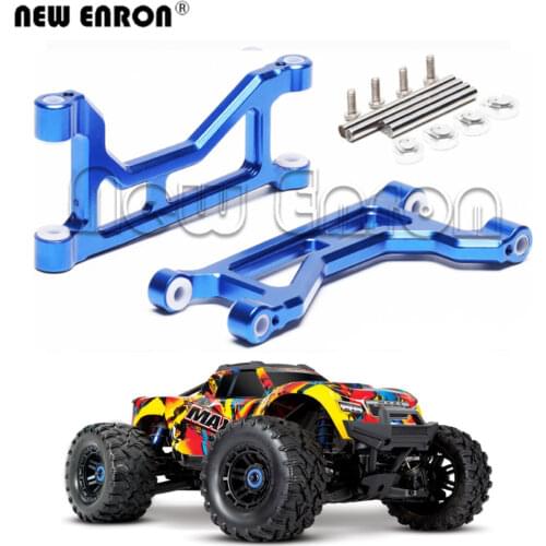 Replace #8929 2Pcs Aluminum Front Or Rear Upper Suspension Arm for RC CAR Crawler Parts 1/10 Traxxas Monster New Maxx 4S 89076-4