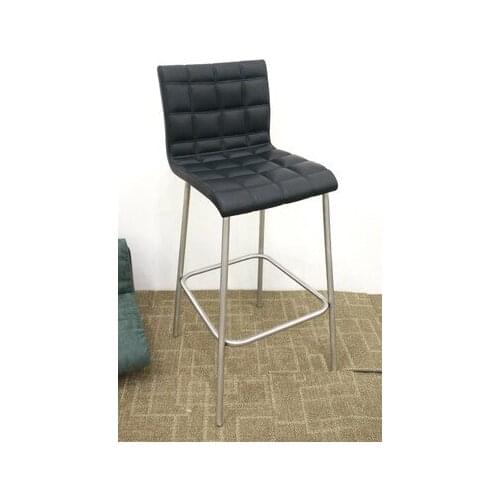Chinafurniture Factory direct drawing stainless steel bar chair stool high chair cafe chair can be customized