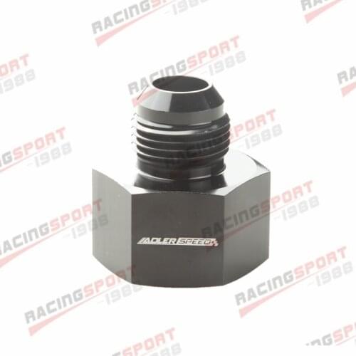 -12AN AN12 Female To -10AN AN10 Male Aluminum Flare Reducer Black
