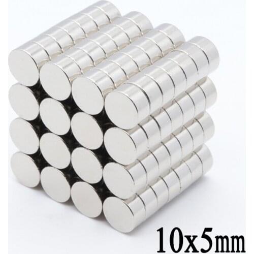 50pcs 10x5 mm super strong neodymium magnet N35 disc permanent magnet rare earth art process neodymium iron boron magnet