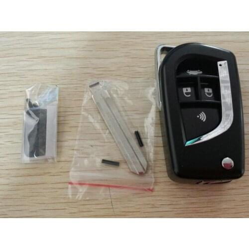 Car key Keyless Entry For Toyota Camry Modified Folding Flip Remote Key Shell Case 4 Buttons Fob Key Cover 5PCS/lot