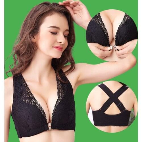 Push Up Bra Plus Size Underwear Women Bralette Sexy Bonnie Lace Lingerie Brassiere Black Crop Top Large Big Cup BH Free Shipping