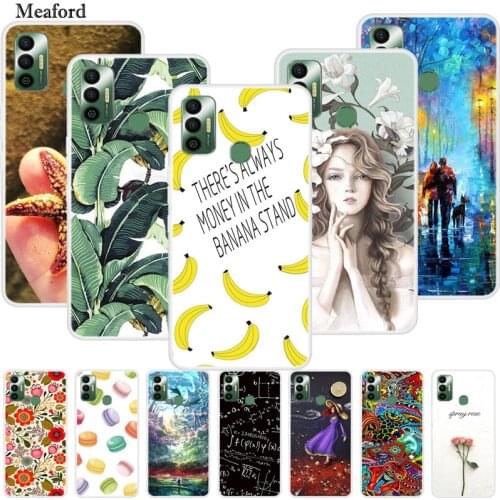 For TECNO Spark 7 Case Luxury Silicone TPU Soft Cover Phone Case For Tecno Spark7 Shockproof Cute Case Bumper Coque KF6j Fundas
