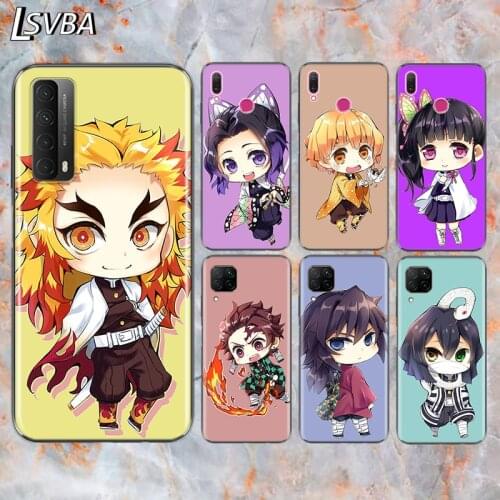 Kawaii Kimetsu No Yaiba For Huawei Y9S Y6S Y8S Y9A Y7A Y8P Y7P Y5P Y6P Y7 Y6 Y5 Pro Prime 2020 2019 2018 Phone Case